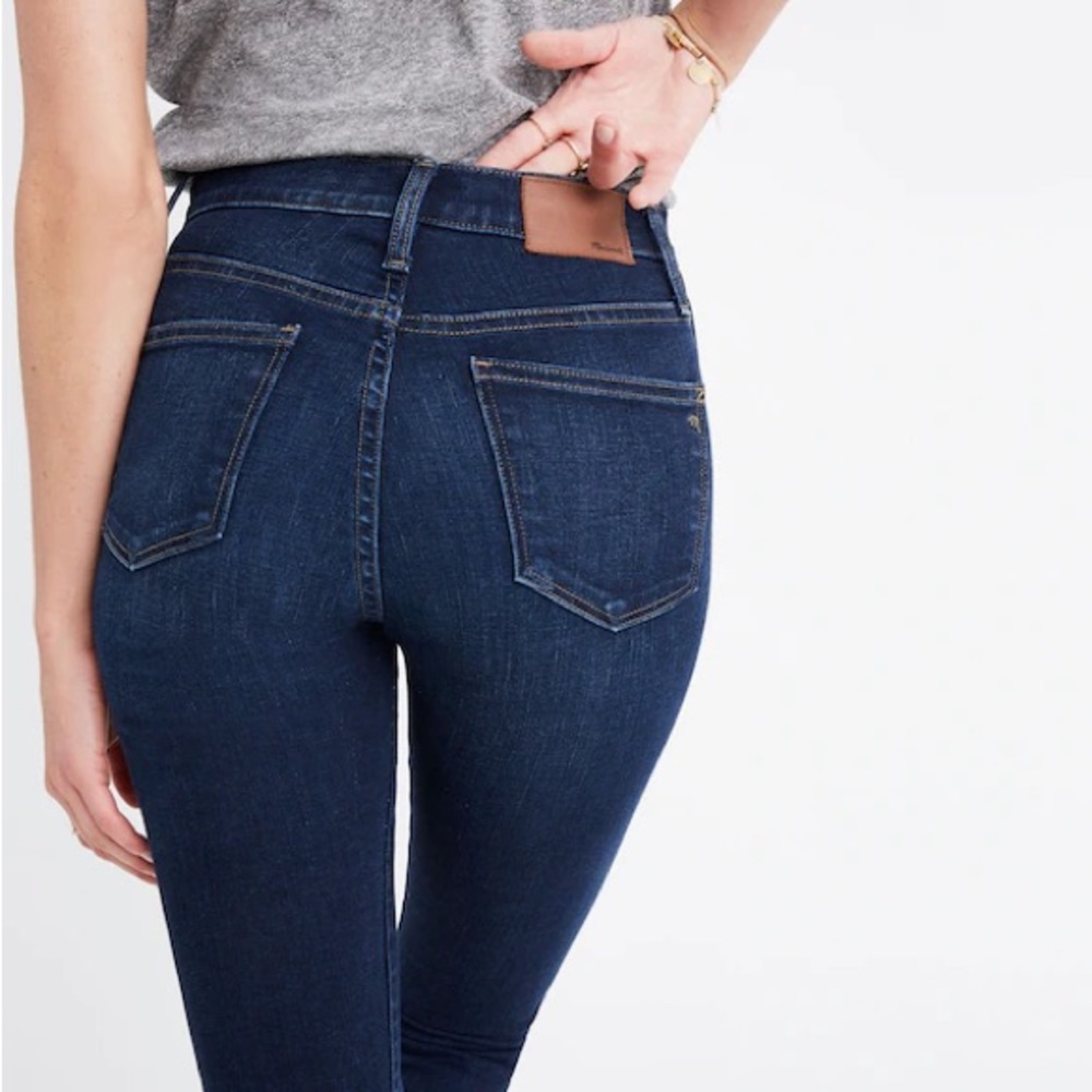Madewell 10” High-rise Skinny Jeans in Hayes Wash- sold out online. size 27